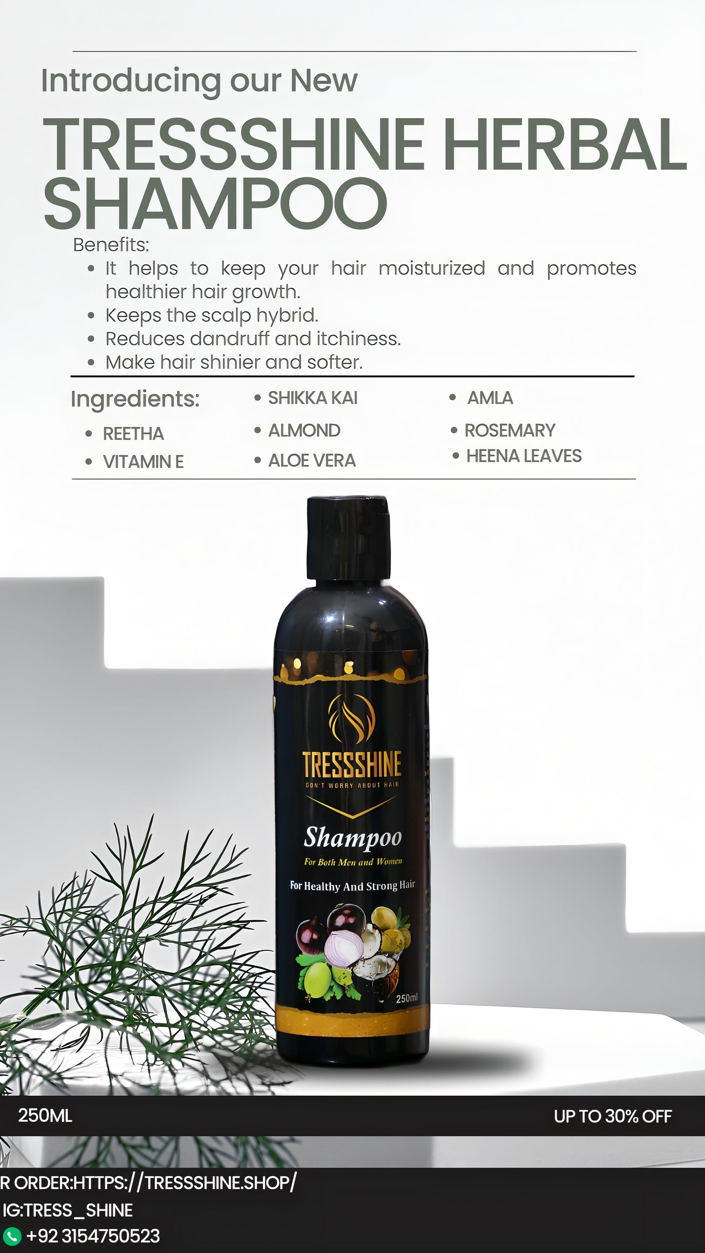 Most recommended Tress Shine Herbal shampoo Now On sale